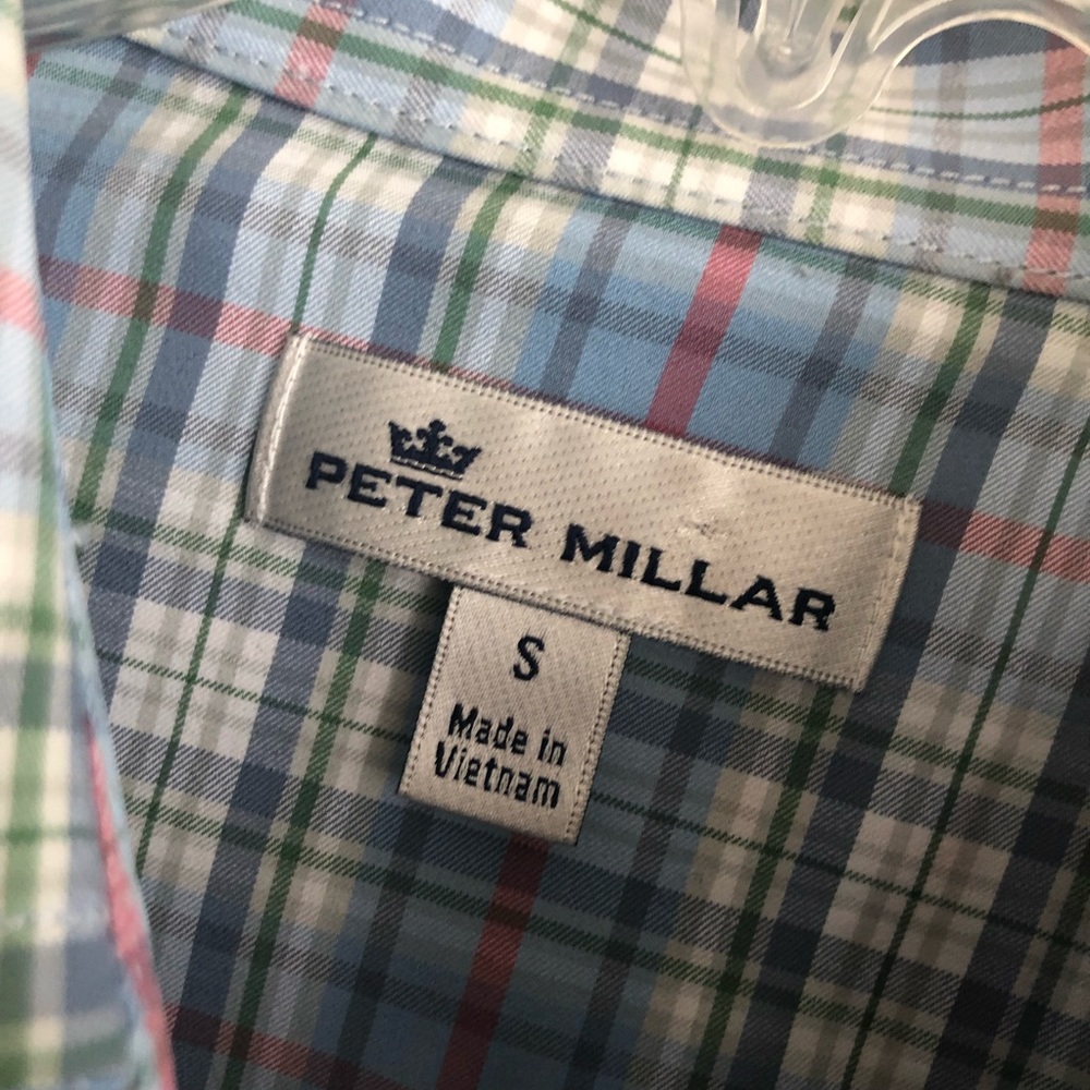 Peter Millar Stretch Plaided Button Down Ls Shirt - image 3